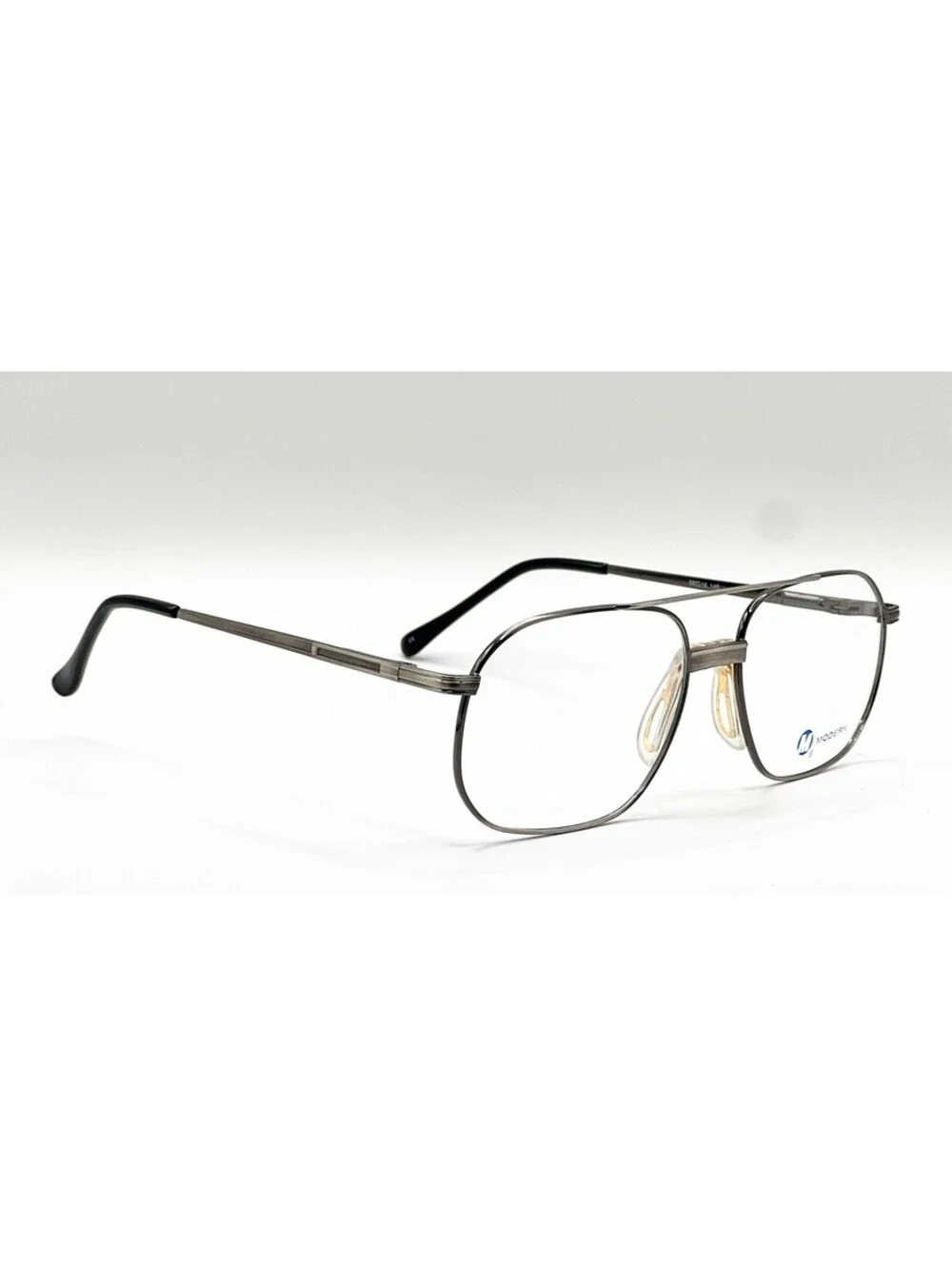 Modern Kevin Antique Silver Full Rim Authentic Eyeglass Frames 58-18-145